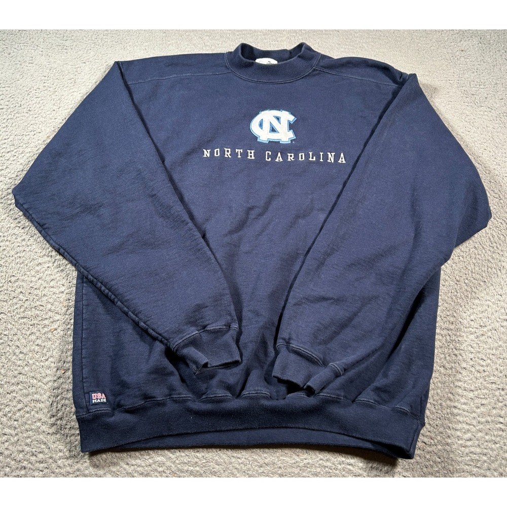 North Carolina Navy Crewneck Sweatshirt - UNC Logo